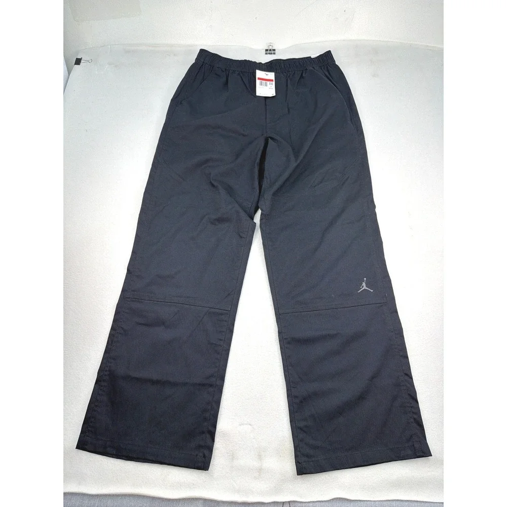 Jordan Mens Black Woven Utility Pants Standard Fit HF9329-010 L